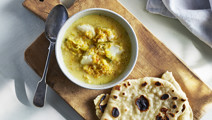 Kryddig fisksoppa med chapati