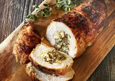 Stuffed turkey breast