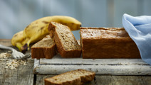 Bananbrød med havregryn