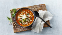 Italiensk inspireret tomatsuppe