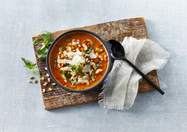 Italiensk inspireret tomatsuppe