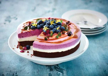 Lactosevrije verjaardag cheesecake