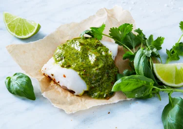 Fiskmarinad med mangocurry