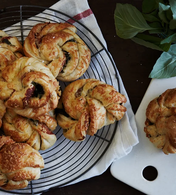 Schinken-Käse-Strudel