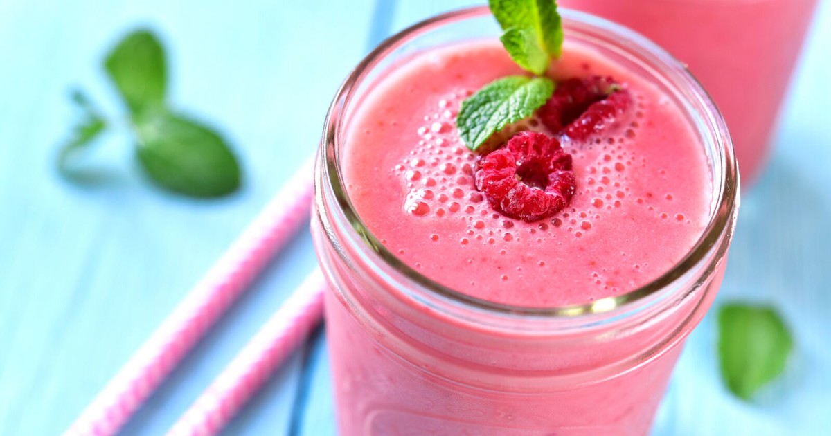 Red Raspberry Milkshake Raspberry Milkshake
