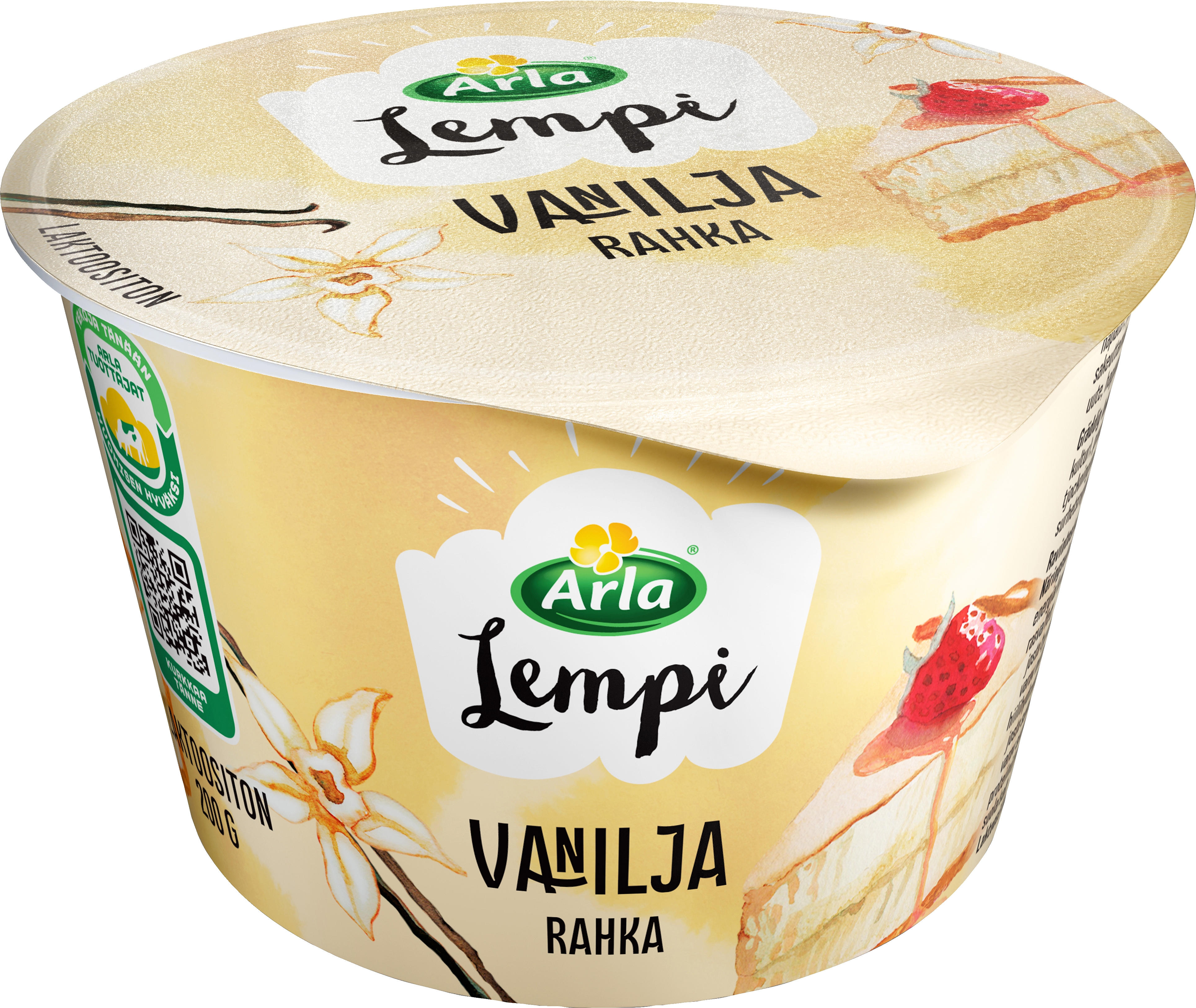 Arla Lempi rahka vanilja 200g laktoositon