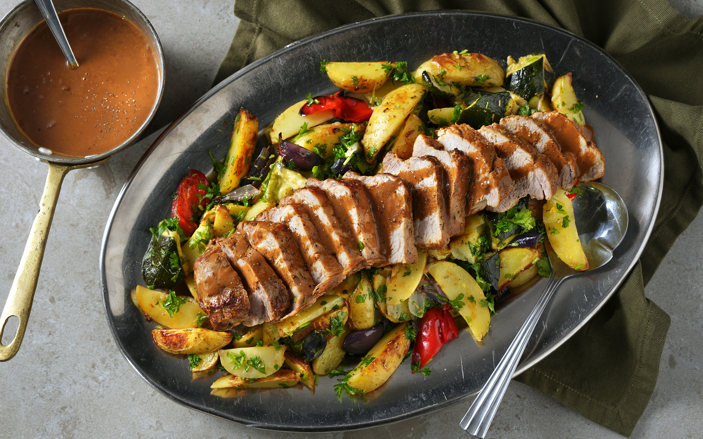 Fläskytterfilé i ugn