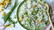 Crispy kartoffelsalat