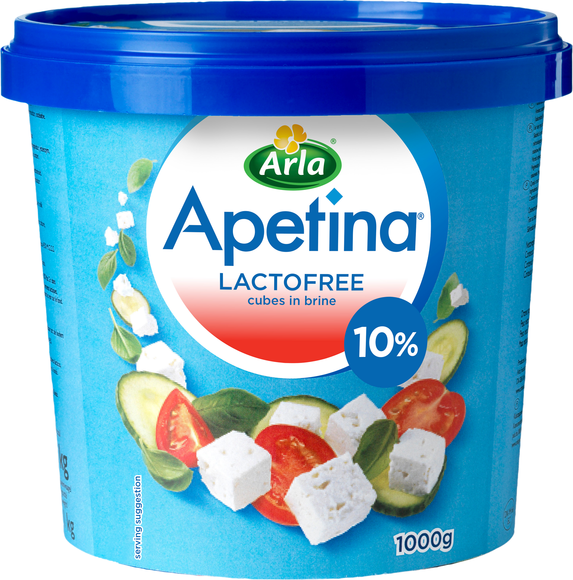 Apetina kuutiot 10% laktoositon 1kg
