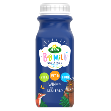 Arla Big Milk Fresh Whole Milk Vitamin Enriched for Kids 250ml