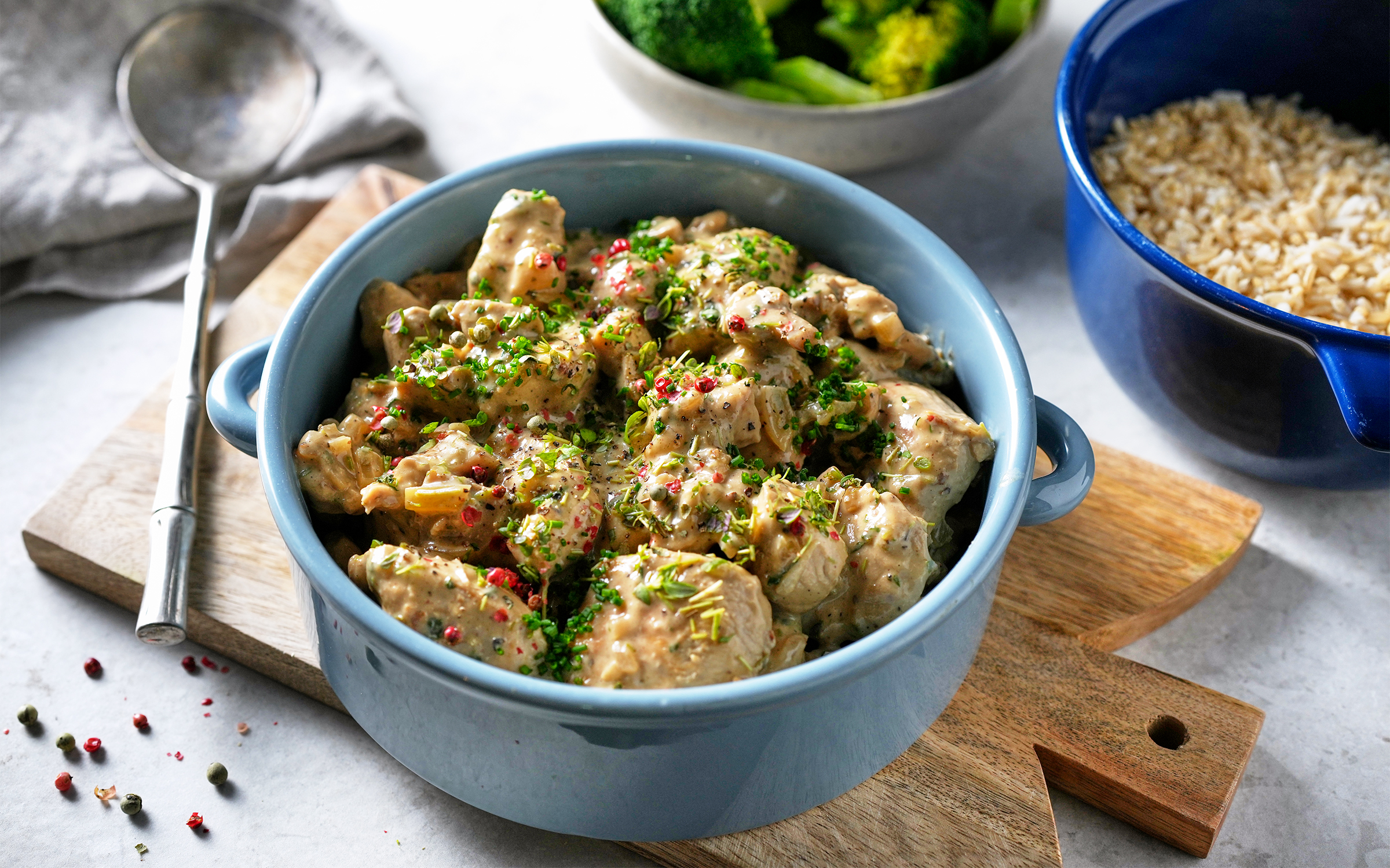 Pappas peppriga kyckling