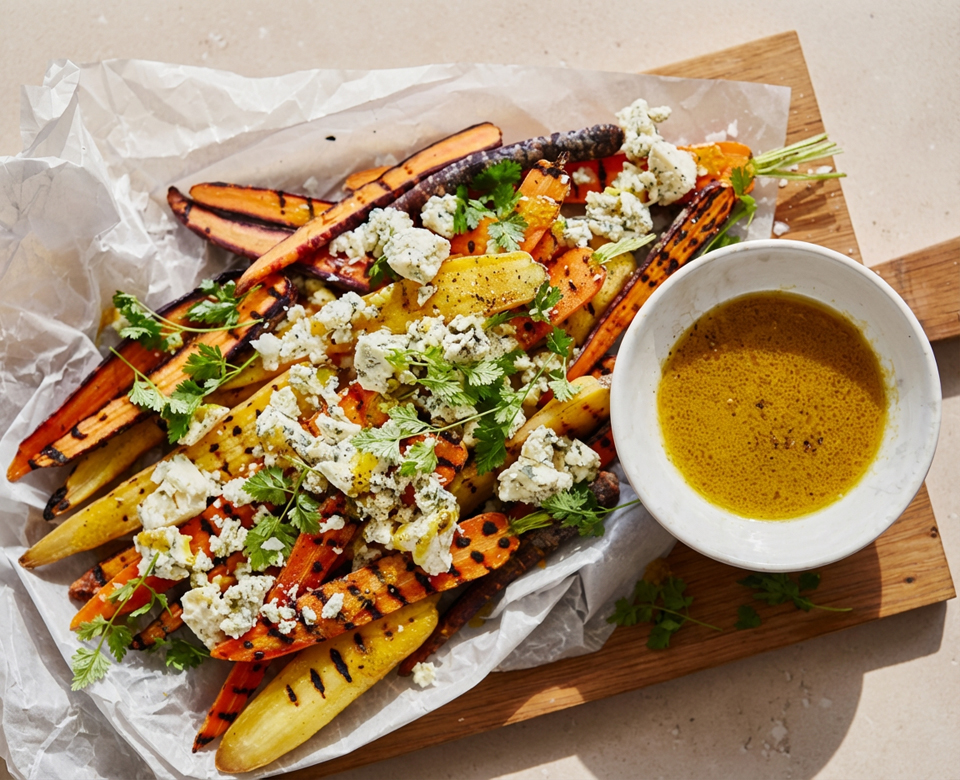 Grilled carrots