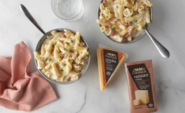 Smoked Gouda and Smoked Havarti Mac and Cheese