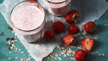 Jordbærsmoothie
