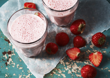 Jordbærsmoothie