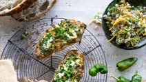 Hytteost-toast i airfryer