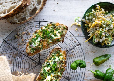 Hytteost-toast i airfryer