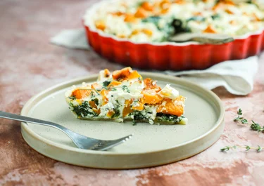 Pumpkin quiche