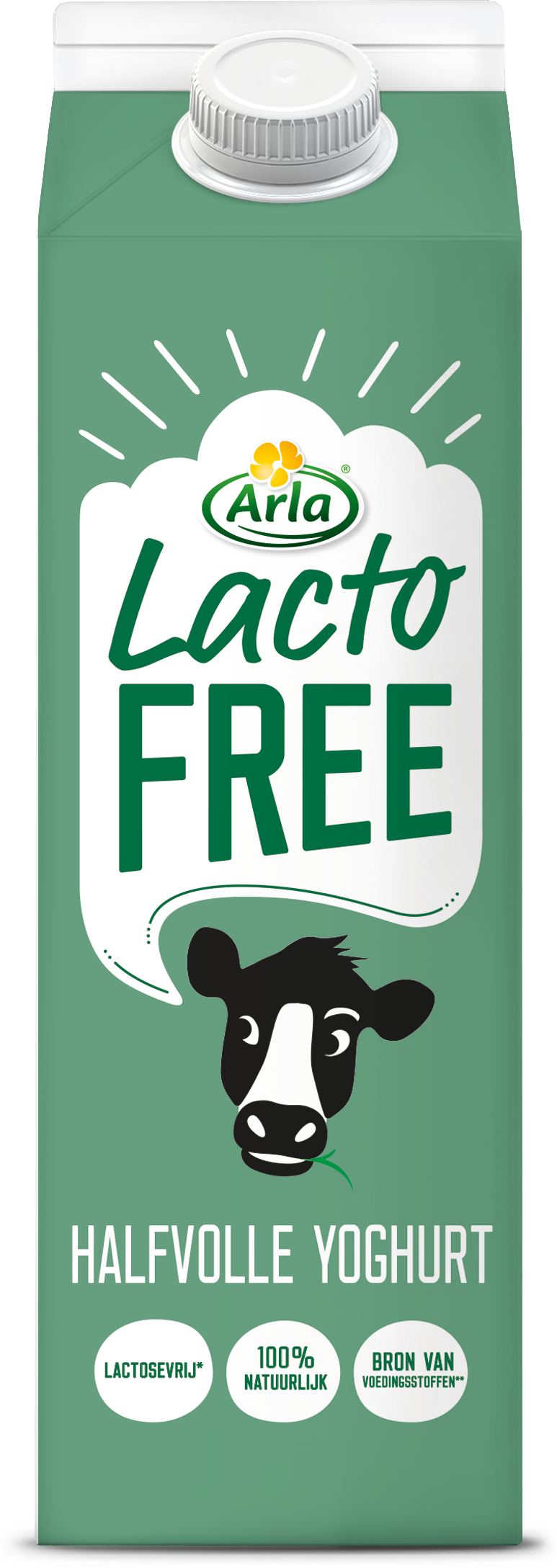 Lactosevrije halfvolle yoghurt 1 liter