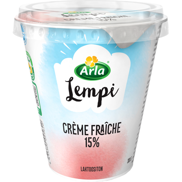 Arla Lempi Crème Fraîche 15% 300g laktoositon