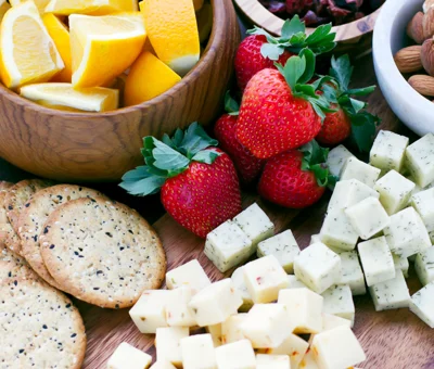 Movie night cheese tray