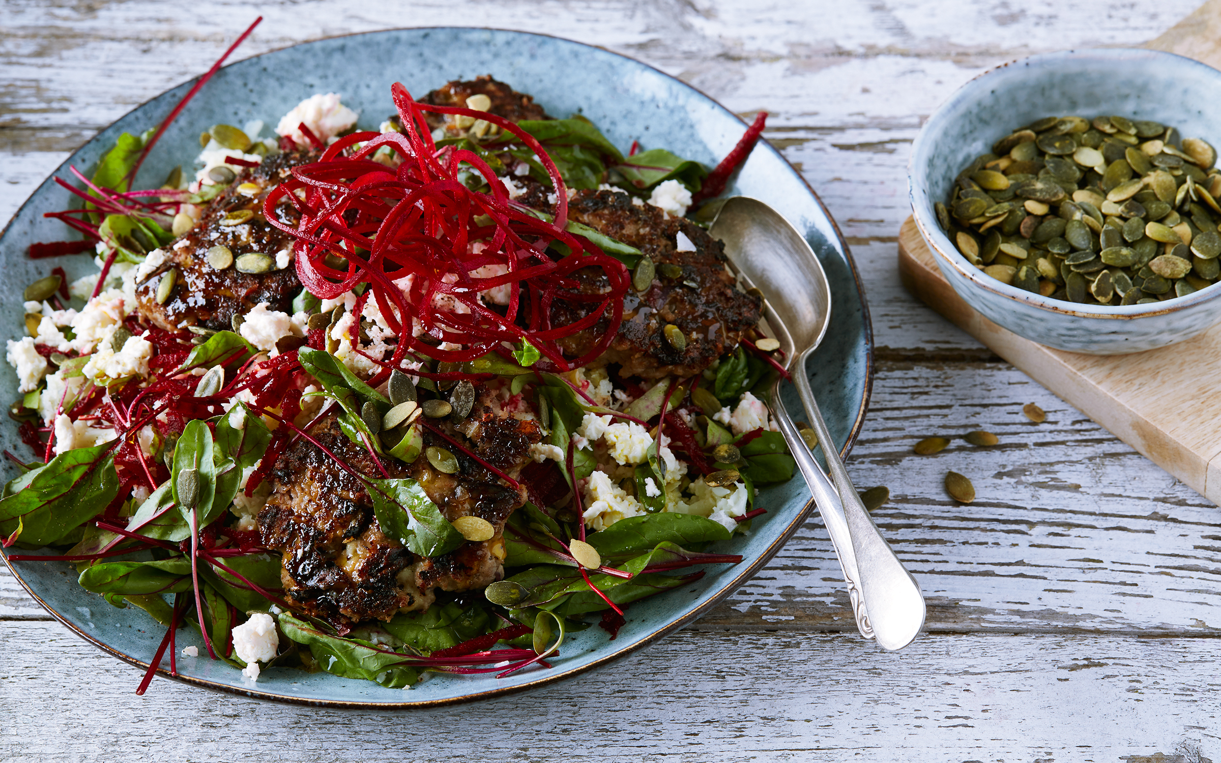 High protein cauliflower couscous salad