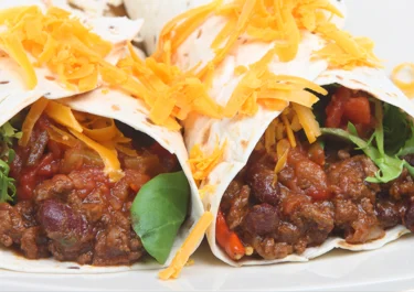 Beef Chilli Enchiladas