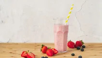 Bessen-banaan milkshake