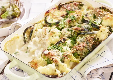 Vegetable bake with cauliflower