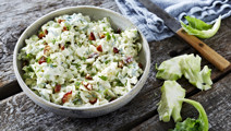 Stokkeslaw - af en rest broccoli og blomkål