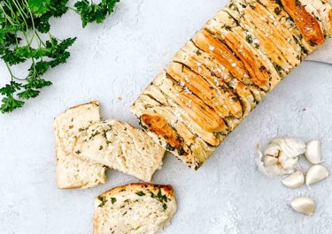 Valkosipulileipä