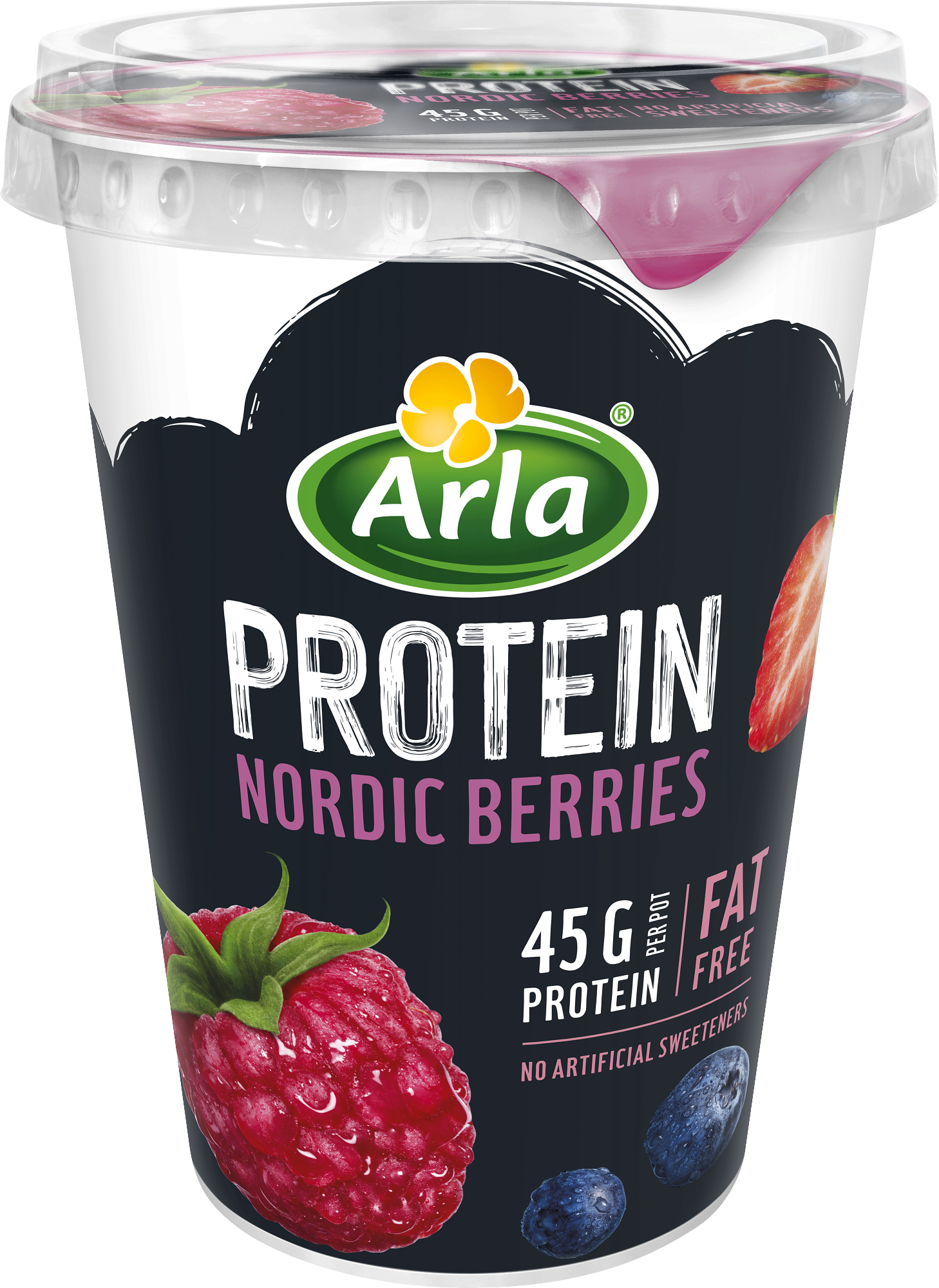 Arla Protein nordic berries rahka 500g laktoositon