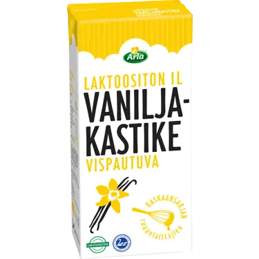 Arla vaniljakastike 1L laktoositon (UHT)