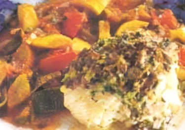 Svampbakad fisk