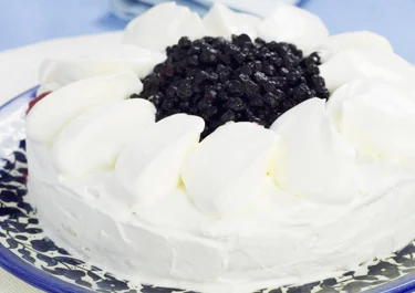 Snabba blåbärstårtan