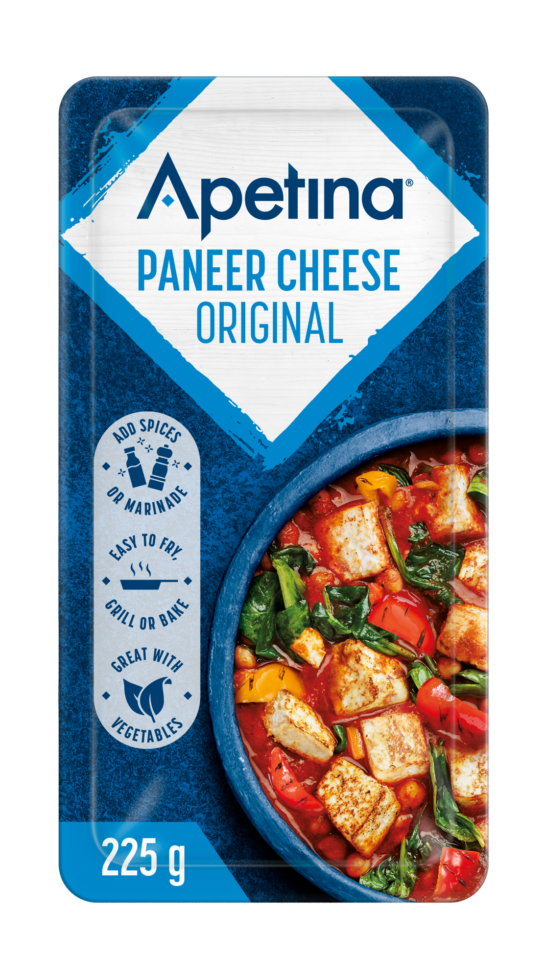 Arla Apetina Paneer Cheese 225g