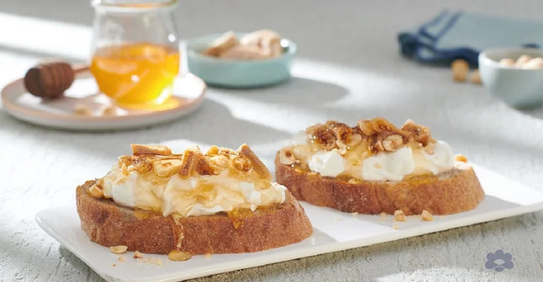 Muesli Toast with Labneh