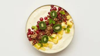 Sweet mango smoothie bowl