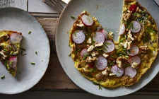 Potato Blue Cheese Frittata