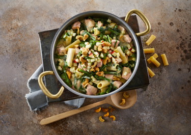 One pot med laks og spinat