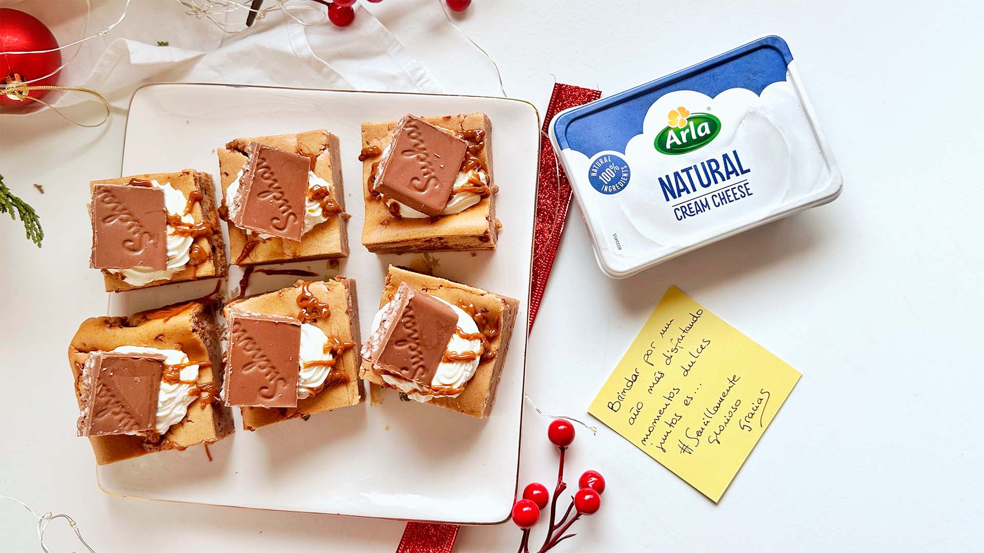 Suchard Cheesecake con Arla Queso de Untar Natural