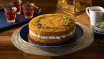 Kunafa with cream