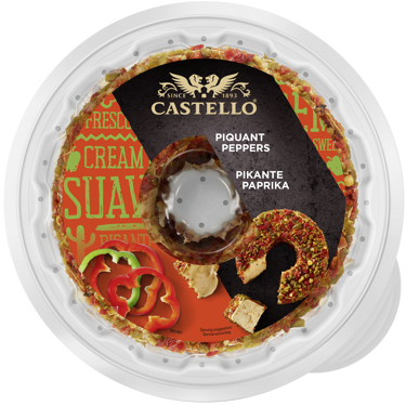 CASTELLO® PIKANTE PAPRIKA FRISCHKÄSERING
