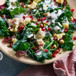 Grönkålssallad med caesardressing