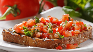 Tomaattibruschetta
