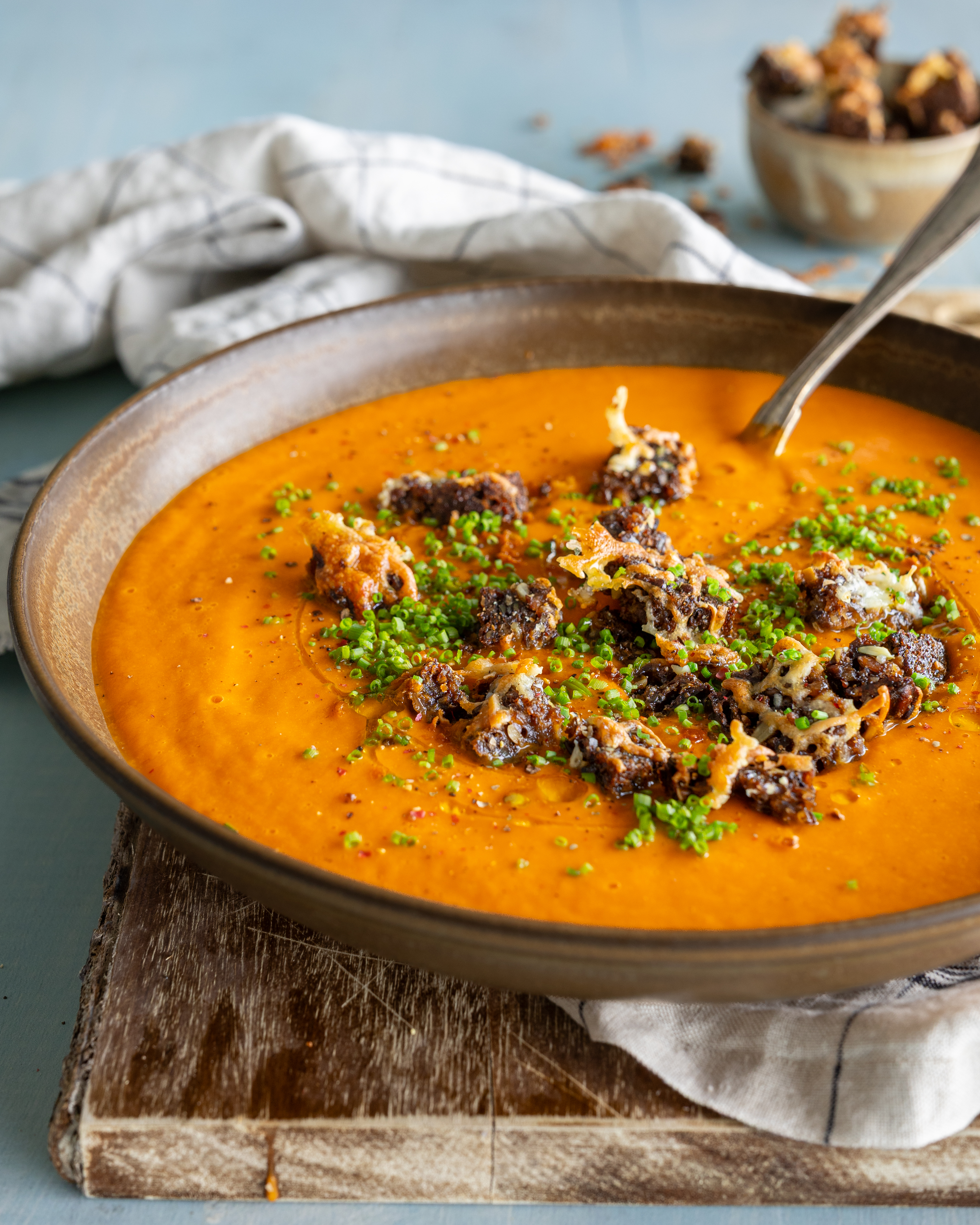 Cremet tomatsuppe