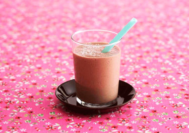 Mango- och chokladsmoothie