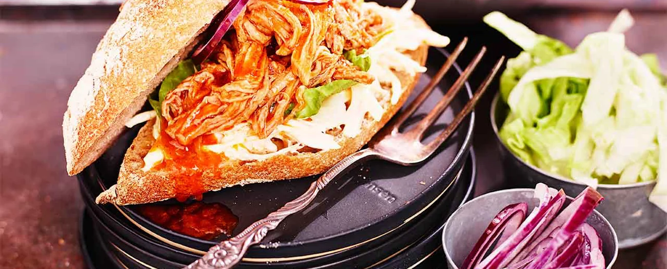 Pulled pork sandwich