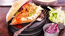 Pulled pork sandwich