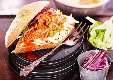 Pulled pork sandwich